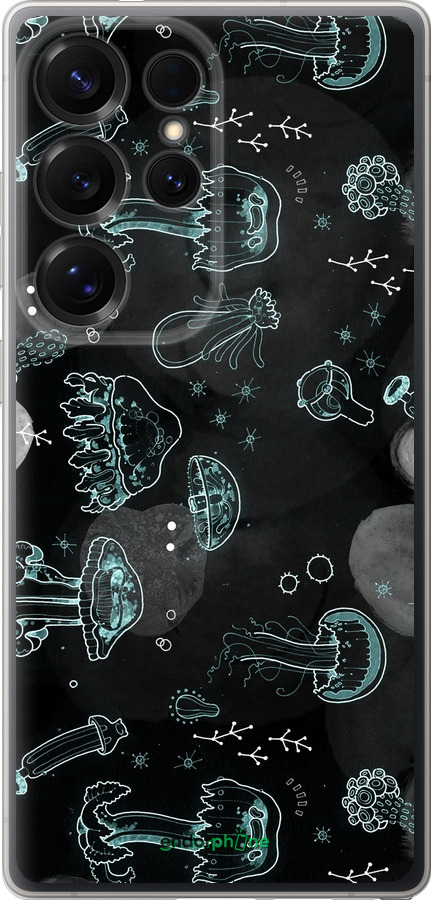 Силиконовый чехол Медузы для Samsung Galaxy S25 Ultra - 906u-3805 изображение 