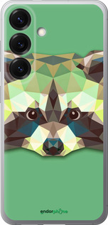 Силиконовый чехол Енот для Samsung Galaxy S25 - 1217u-3804 изображение 