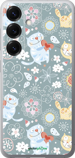 Силиконовый чехол Котята v3 для Samsung Galaxy S25 - 1223u-3804 изображение 