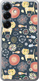 Силиконовый чехол Котята v4 для Samsung Galaxy S25 - 1224u-3804 изображение 