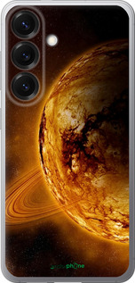 Силиконовый чехол Жёлтый Сатурн для Samsung Galaxy S25 - 170u-3804 изображение 