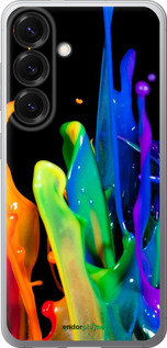Силіконовий чехол Бризки фарби для Samsung Galaxy S25 - 3957u-3804 изображение 