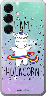 Силіконовий чехол Ай ем хулакорн для Samsung Galaxy S25 - 3976u-3804 изображение 