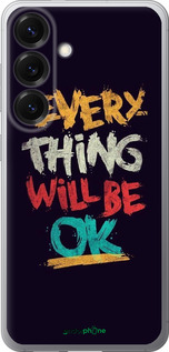 Силиконовый чехол Все будет хорошо для Samsung Galaxy S25 - 4068u-3804 изображение 