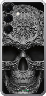 Силиконовый чехол skull-ornament для Samsung Galaxy S25 - 4101u-3804 изображение 