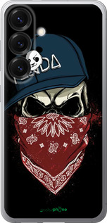 Силиконовый чехол Череп в кепке для Samsung Galaxy S25 - 4127u-3804 изображение 