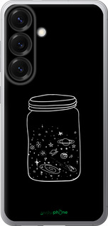 Силиконовый чехол Космос в банке для Samsung Galaxy S25 - 4297u-3804 изображение 
