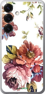 Силиконовый чехол Vintage flowers для Samsung Galaxy S25 - 4333u-3804 изображение 