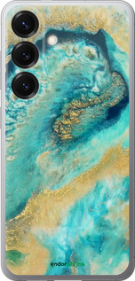 Силиконовый чехол Green marble для Samsung Galaxy S25 - 4365u-3804 изображение 