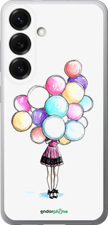 Силиконовый чехол Шарики для Samsung Galaxy S25 - 4387u-3804 изображение 