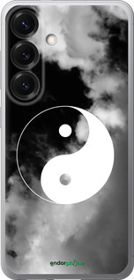 Силиконовый чехол Инь и Янь для Samsung Galaxy S25 - 4389u-3804 изображение 