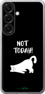Силиконовый чехол Уставший кот для Samsung Galaxy S25 - 4535u-3804 изображение 