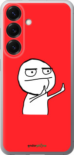 Силіконовий чехол Мем для Samsung Galaxy S25 - 4578u-3804 изображение 