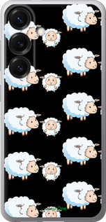 Силиконовый чехол Овечки1 для Samsung Galaxy S25 - 4637u-3804 изображение 