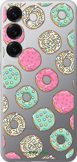 Силиконовый чехол Пончики 1 для Samsung Galaxy S25 - 4657u-3804 изображение 