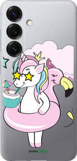 Силіконовий чехол Crown Unicorn для Samsung Galaxy S25 - 4660u-3804 изображение 
