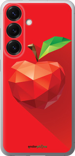 Силіконовий чехол Яблуко для Samsung Galaxy S25 - 4696u-3804 изображение 