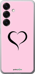 Силиконовый чехол Сердце 1 для Samsung Galaxy S25 - 4730u-3804 изображение 