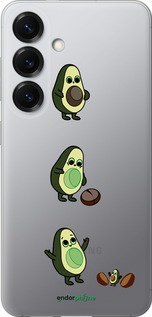 Силиконовый чехол Авокадо 1 для Samsung Galaxy S25 - 4857u-3804 изображение 