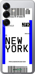 Силиконовый чехол New York для Samsung Galaxy S25 - 4861u-3804 изображение 