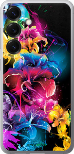 Силіконовий чехол Абстрактні квіти для Samsung Galaxy S25 - 511u-3804 изображение 