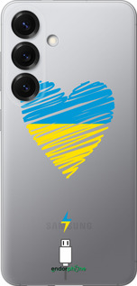 Силіконовий чехол Підзарядка серця 2 для Samsung Galaxy S25 - 5295u-3804 изображение 