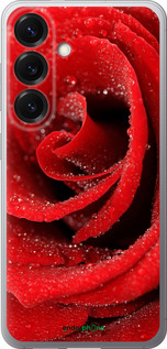 Силиконовый чехол Красная роза для Samsung Galaxy S25 - 529u-3804 изображение 