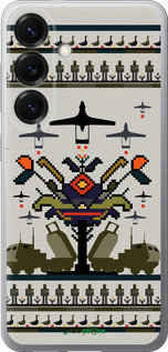 Силиконовый чехол Вышиванка UA для Samsung Galaxy S25 - 5446u-3804 изображение 