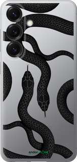 Силиконовый чехол Змеи для Samsung Galaxy S25 - 5473u-3804 изображение 