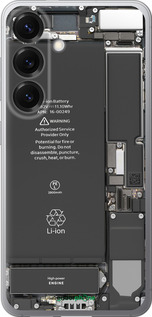 Силіконовий чехол Деталі смартфона для Samsung Galaxy S25 - 5487u-3804 изображение 