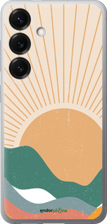 Силиконовый чехол Горы и солнце v2 для Samsung Galaxy S25 - 5488u-3804 изображение 