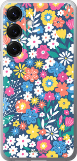 Силиконовый чехол Цветочный фон v4 для Samsung Galaxy S25 - 5494u-3804 изображение 
