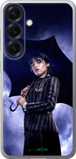 Силиконовый чехол Wednesday v2 для Samsung Galaxy S25 - 5516u-3804 изображение 