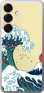 Силіконовий чехол Японські хвилі для Samsung Galaxy S25 - 5533u-3804 изображение 