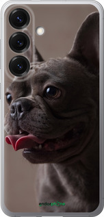 Силиконовый чехол Милый бульдог для Samsung Galaxy S25 - 5546u-3804 изображение 