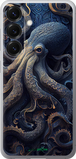 Силіконовий чехол Восьминіг для Samsung Galaxy S25 - 5551u-3804 изображение 