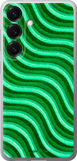 Силиконовый чехол Волнистые линии для Samsung Galaxy S25 - 5578u-3804 изображение 