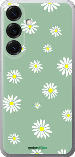 Силіконовий чехол Ромашки v4 для Samsung Galaxy S25 - 5603u-3804 изображение 