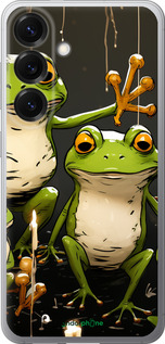 Силиконовый чехол Жабки 2 для Samsung Galaxy S25 - 5657u-3804 изображение 