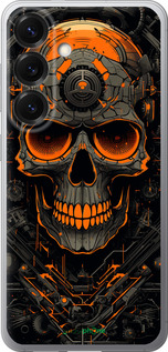 Силиконовый чехол Череп для Samsung Galaxy S25 - 5952u-3804 изображение 