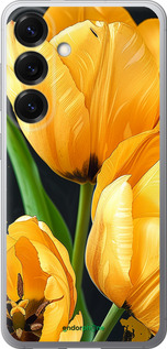 Силиконовый чехол Желтые тюльпаны для Samsung Galaxy S25 - 5991u-3804 изображение 