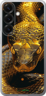 Силиконовый чехол Golden snake для Samsung Galaxy S25 - 6072u-3804 изображение 