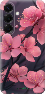 Силиконовый чехол 'Пурпурная сакура' для Samsung Galaxy S25 -  изображение 6