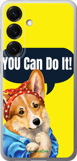 Силіконовий чехол чехол с корги You Can Do It для Samsung Galaxy S25 - 6184u-3804 изображение 