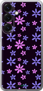 Силиконовый чехол с  цветами для Samsung Galaxy S25 - 6258u-3804 изображение 