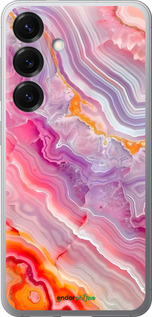 Силиконовый чехол Мрамор 2 для Samsung Galaxy S25 - 6307u-3804 изображение 