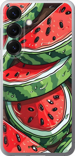 Силіконовий чехол Кавун для Samsung Galaxy S25 - 6315u-3804 изображение 