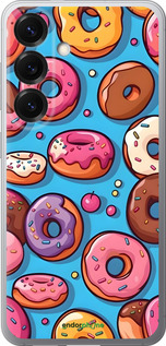 Силиконовый чехол Пончики для Samsung Galaxy S25 - 6318u-3804 изображение 