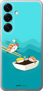 Силіконовий чехол Суші для Samsung Galaxy S25 - 6354u-3804 изображение 