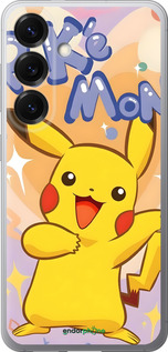 Силиконовый чехол Пикачу для Samsung Galaxy S25 - 6383u-3804 изображение 